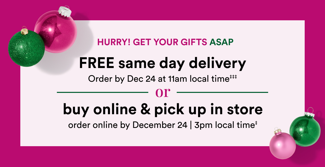 Get your gifts in time: the fastest way to get your gifts