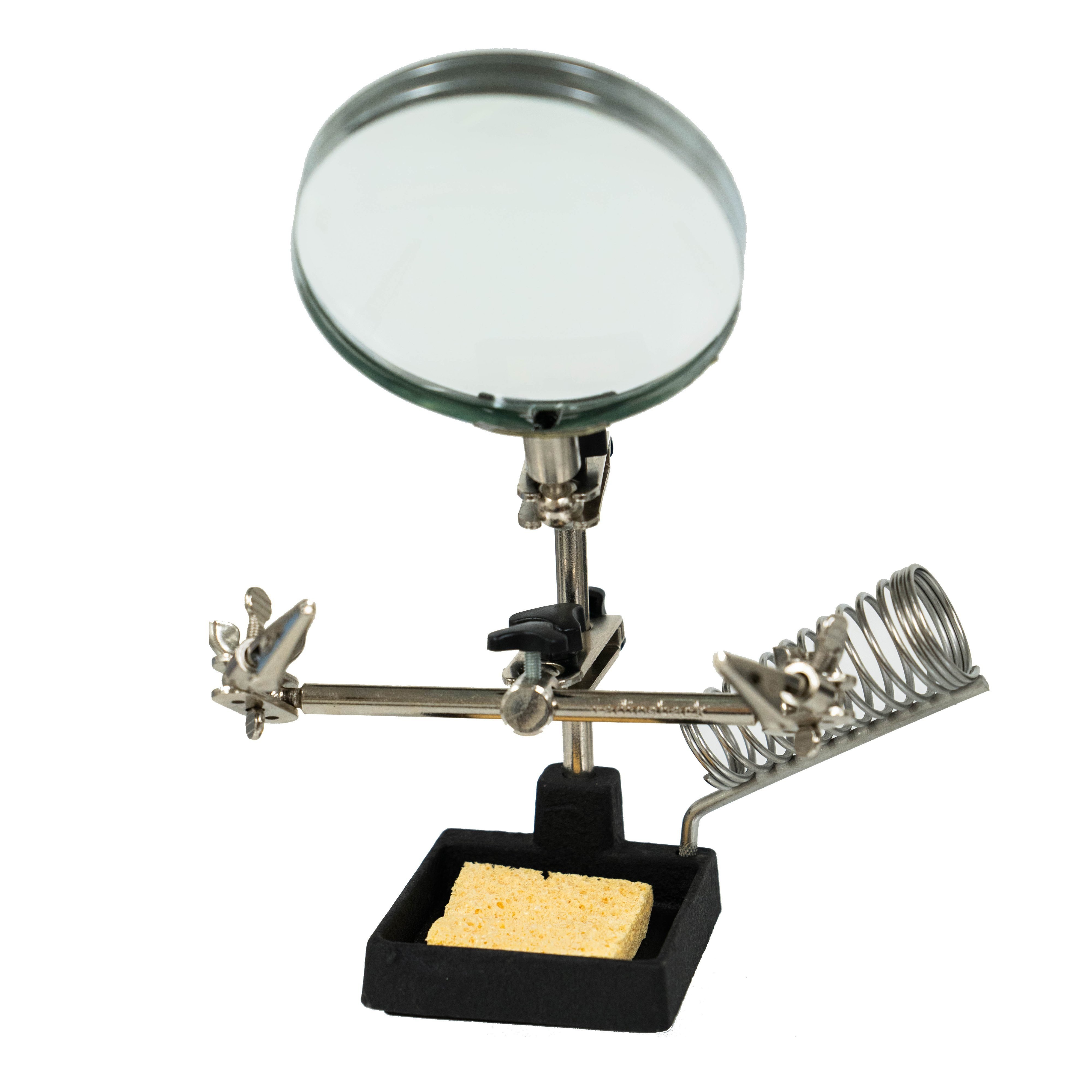 Image of Helping Hands with Magnifier and Soldering Iron Stand