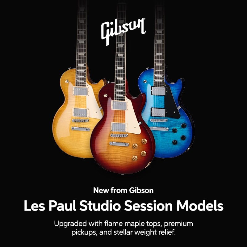 New from Gibson. Les Paul Studio Session Models.