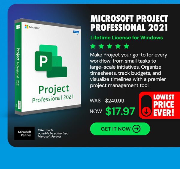 Microsoft Project Professional 2021 for Windows