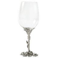 Acorn and Oak Leaf Red Wine Glass