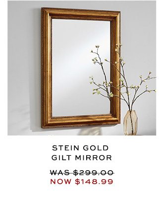STEIN GOLD GILT MIRROR