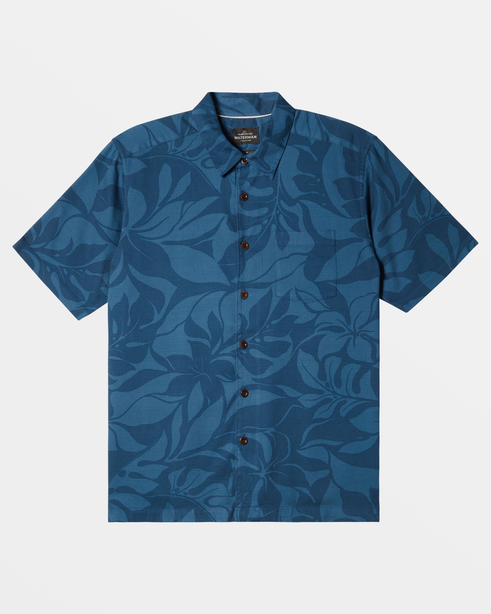 Image of Waterman Flow Zone Short Sleeve Shirt - Majolica Blue