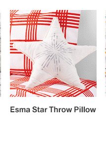 Esma Star Throw Pillow