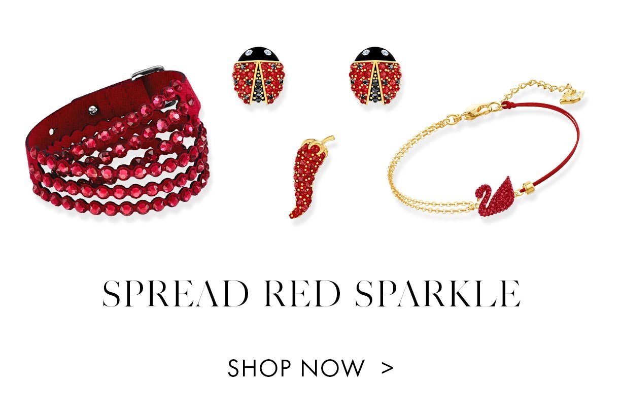 Spread red sparkle