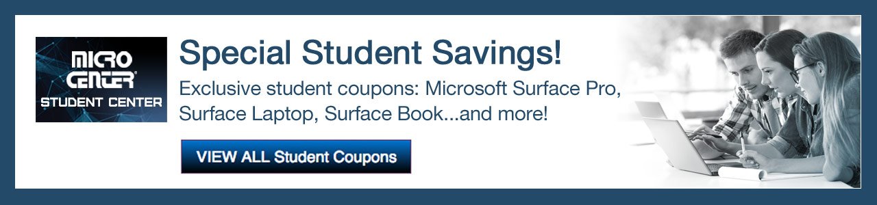 Special Studant Savings! View all Student Coupons
