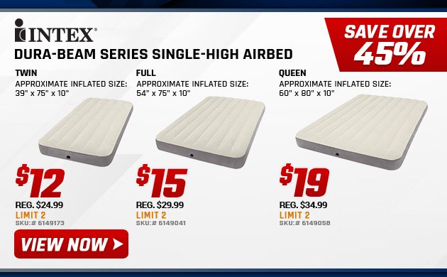 Intex Dura-Beam Series Single-High Airbed