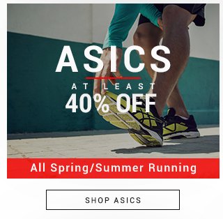 ASICS At Least 40% Off