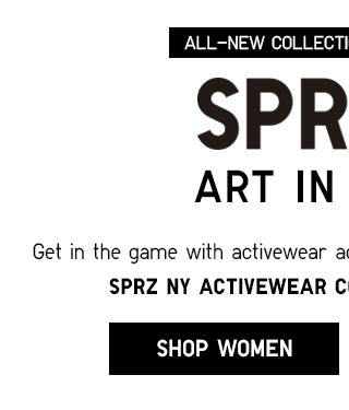 SPRZ NY ACTIVEWEAR COLLECTION FROM $19.90 - SHOP WOMEN