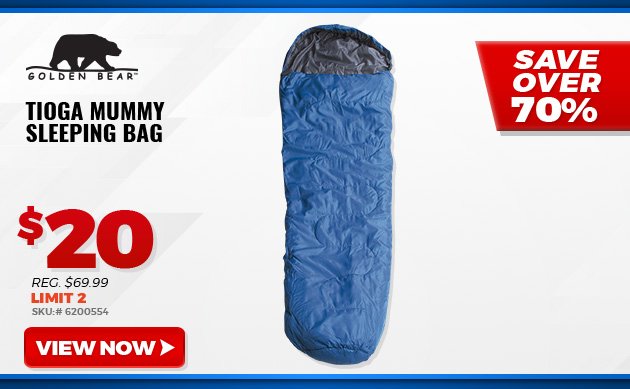 Golden Bear Tioga Mummy Sleeping Bag