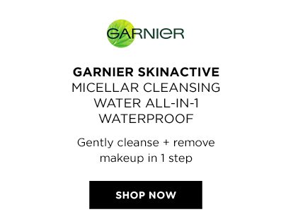 GARNIER - GARNIER SKINACTIVE - MICELLAR CLEANSING WATER ALL-IN-1 WATERPROOF - Gently cleanse plus remove makeup in 1 step - SHOP NOW