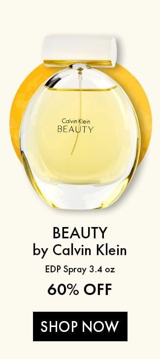 Beauty by Calvin Klein. EDP Spray. 3.4 oz. 60% Off. Shop Now