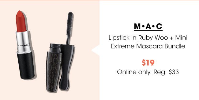 MAC LIPSTICK + MASCARA BUNDLE