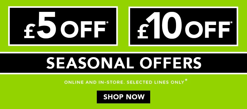 10 off | 5 off | Seasonal offers