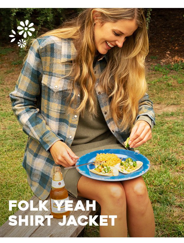 Shop Folk Yeah Shirt Jacket