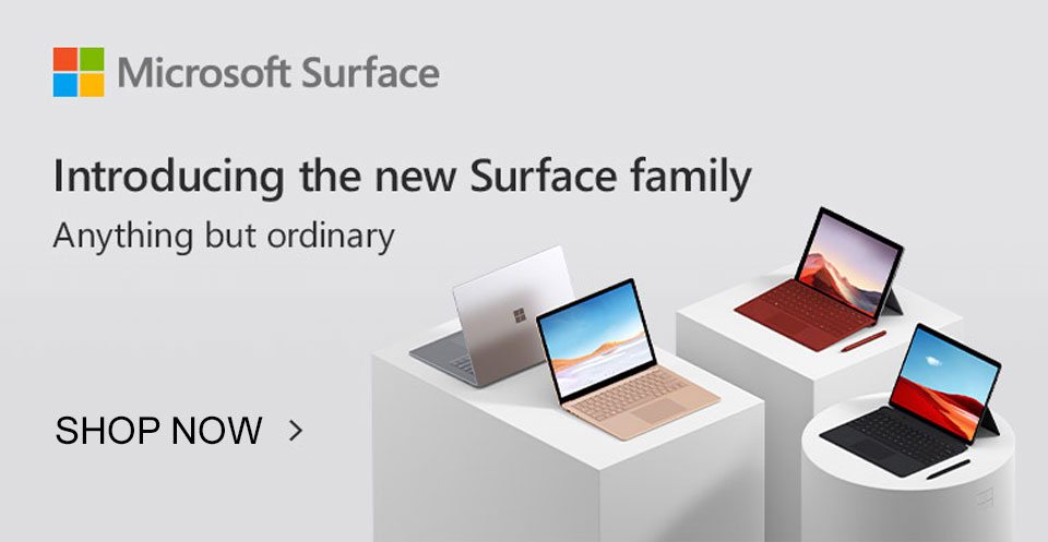 Introducing the new Surface family - Anything but ordinary