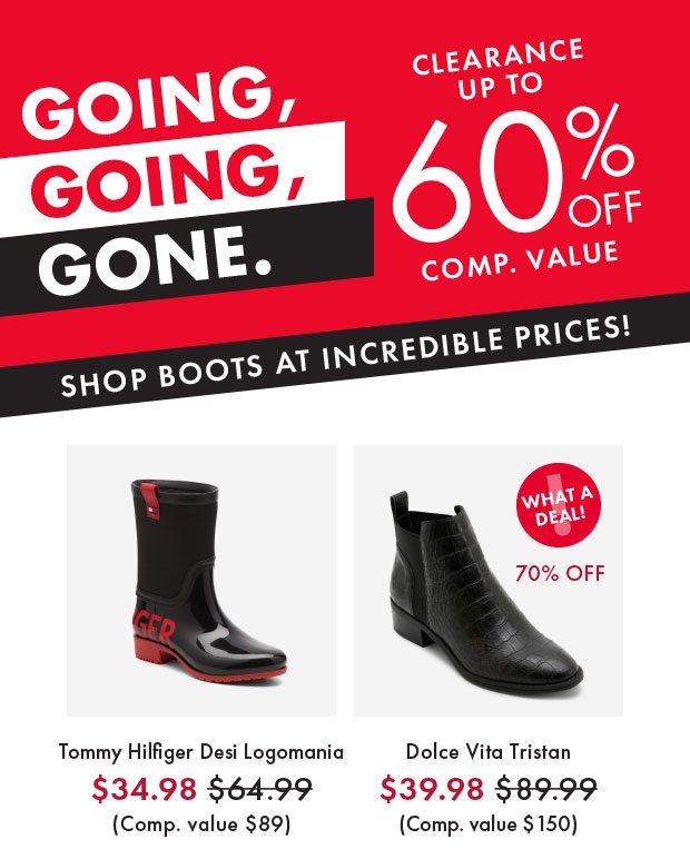 Almost over: up to 60% off boots! - DSW 