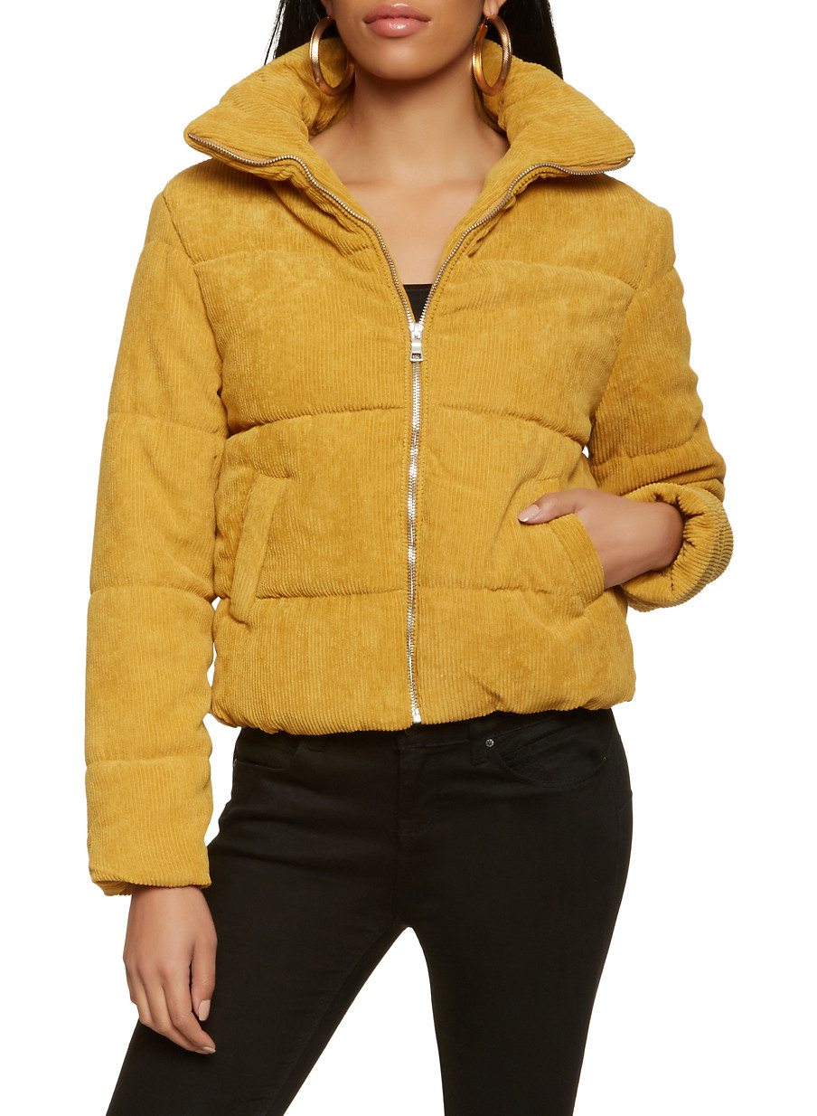 Corduroy Puffer Jacket