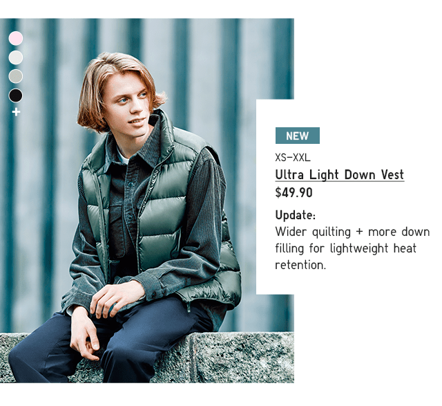 PDP4 - MEN ULTRA LIGHT DOWN VEST