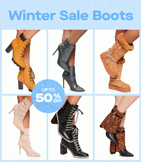 Winter Sale Boots Up To 50% OFF