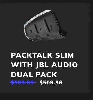 Packtalk slim with JBL audio dual pack