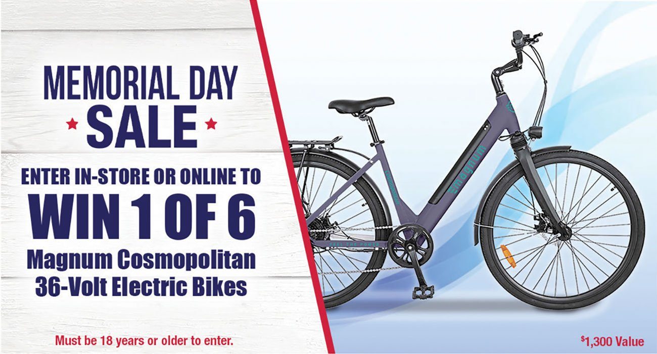 Memorial-Day-Sale-Electric-Bike-Giveaway