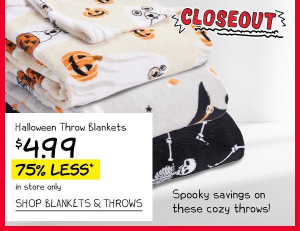 Halloween Throw Blankets