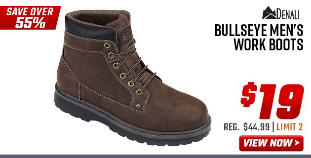 denali bullseye men's work boots