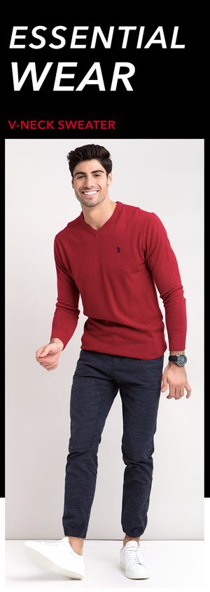 SOFT V-NECK SWEATER