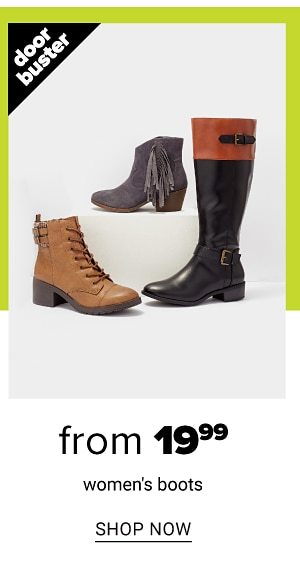 From 19.99 Women's Boots - Shop Now