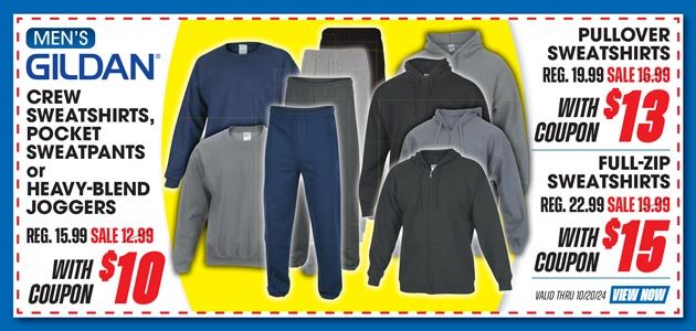 Gildan Men's Sweatshirts or Joggers