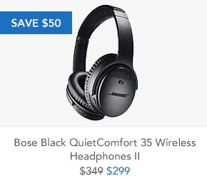 Shop Bose Black QuietComfort 35 Wireless Headphones II