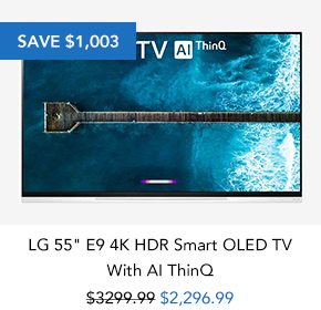 Shop LG 55 E9 4K HDR Smart OLED TV With AI ThinQ