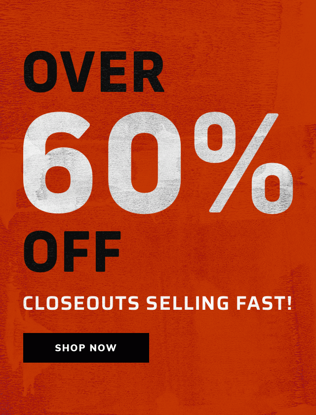 Over 60% off Closeouts