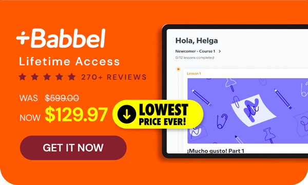 Babbel Language Learning: Lifetime Subscription (All Languages)