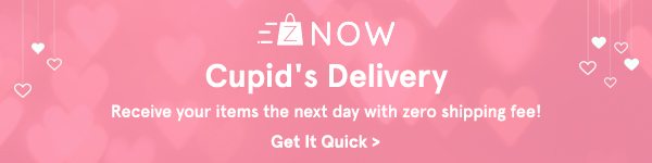 ZALORA Now Cupid's Delivery: Receive your items the next day with zero shipping fee!