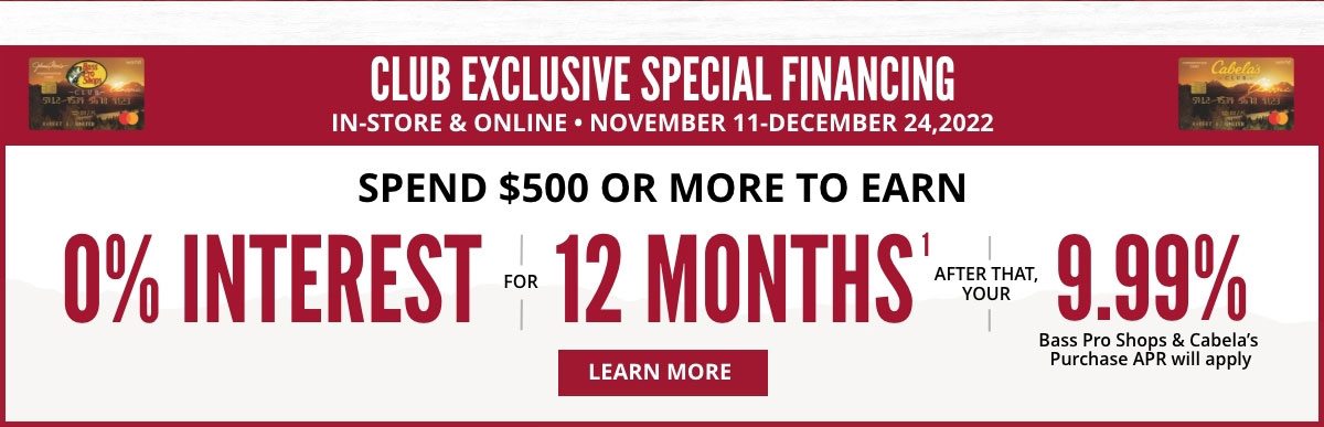 Club Exclusive Special Financing