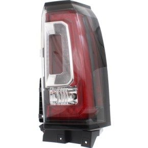 Passenger Side Tail Light, With bulb(s) - Clear & Red Lens