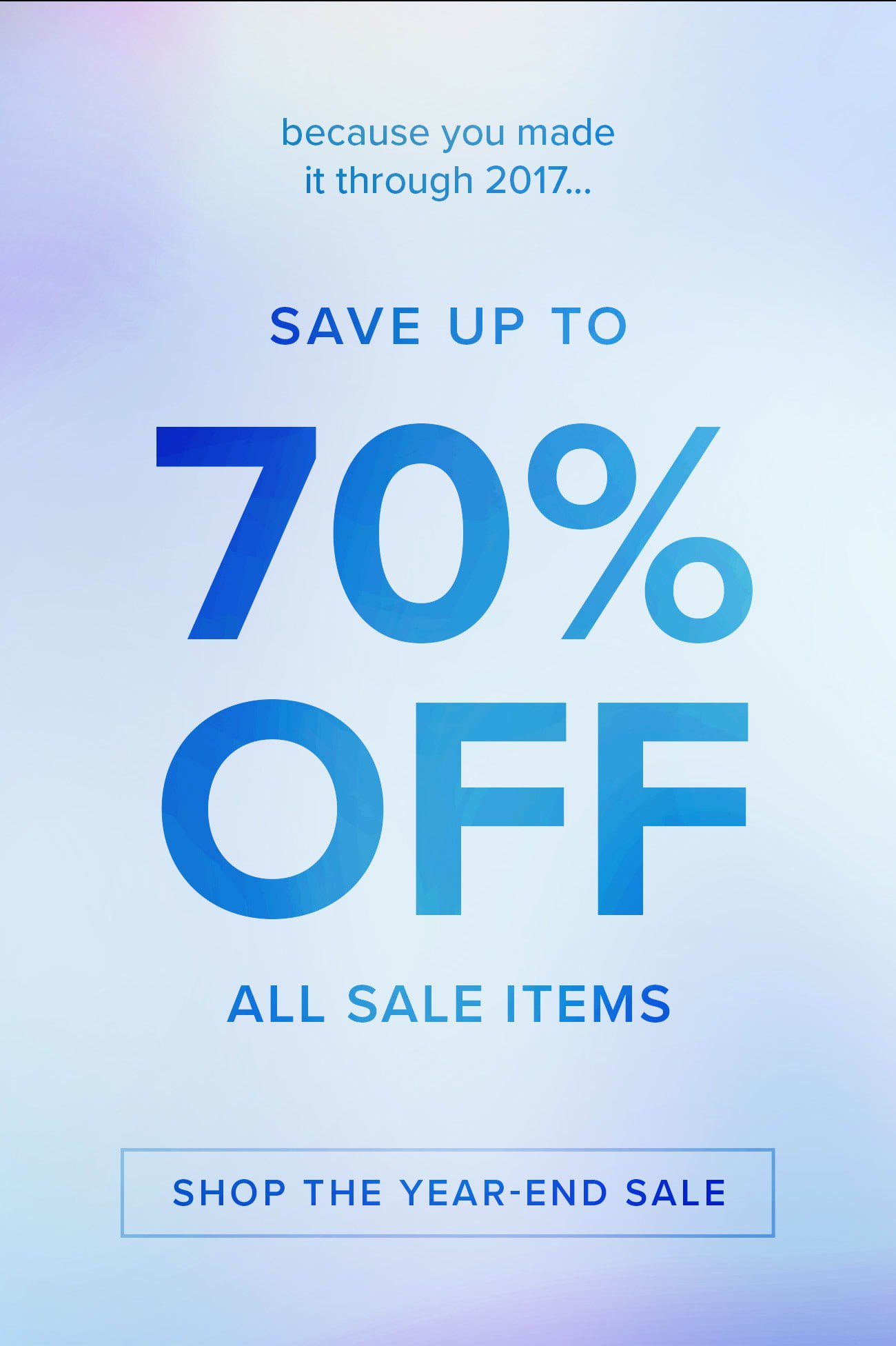 Save up to 70% off All Items 