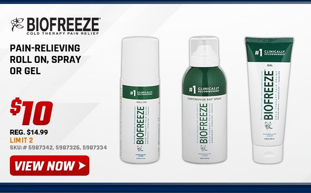 Biofreeze Pain-Relieving Roll On or Spray