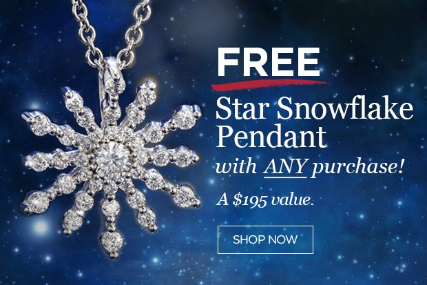 Free DiamondAura Star Snowflake with purchase