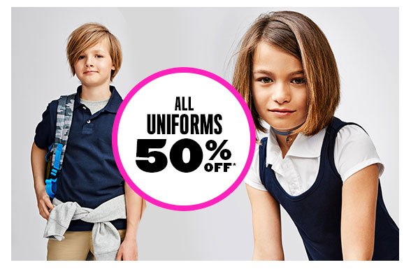 All Uniforms 50% Off