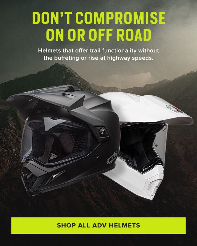 Don't Compromise On Or Off Road - Shop ADV Helmets