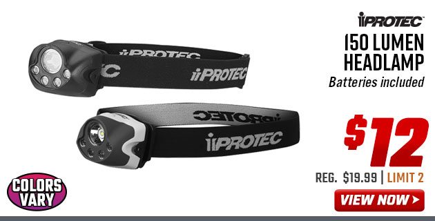 iProtec 150 Lumen Headlamp