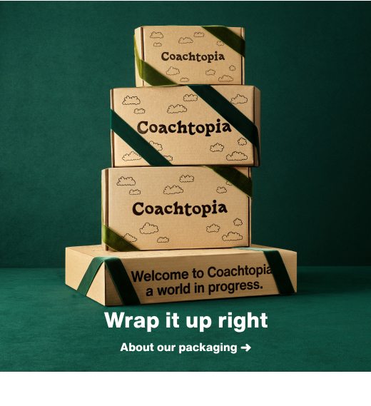 Wrap it up right. About our packaging ➜ 