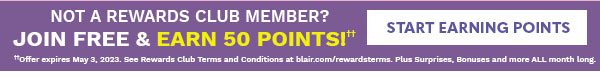 NOT A MEMBER? JOIN FREE FREE and EARN 50 POINTS - START EARNING POINTS