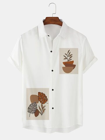 Plants Leaf Graphics Shirts