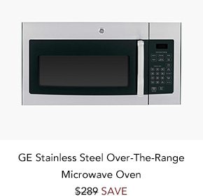 Shop GE Stainless Steel Over-The-Range Microwave Oven