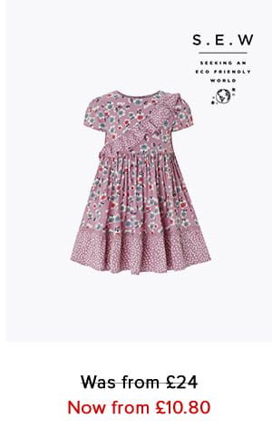 BABY ELOISE PRINTED DRESS IN SUSTAINABLE VISCOSE