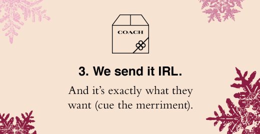 3. We send it IRL. And it's exactly what they want (cue the merriment).